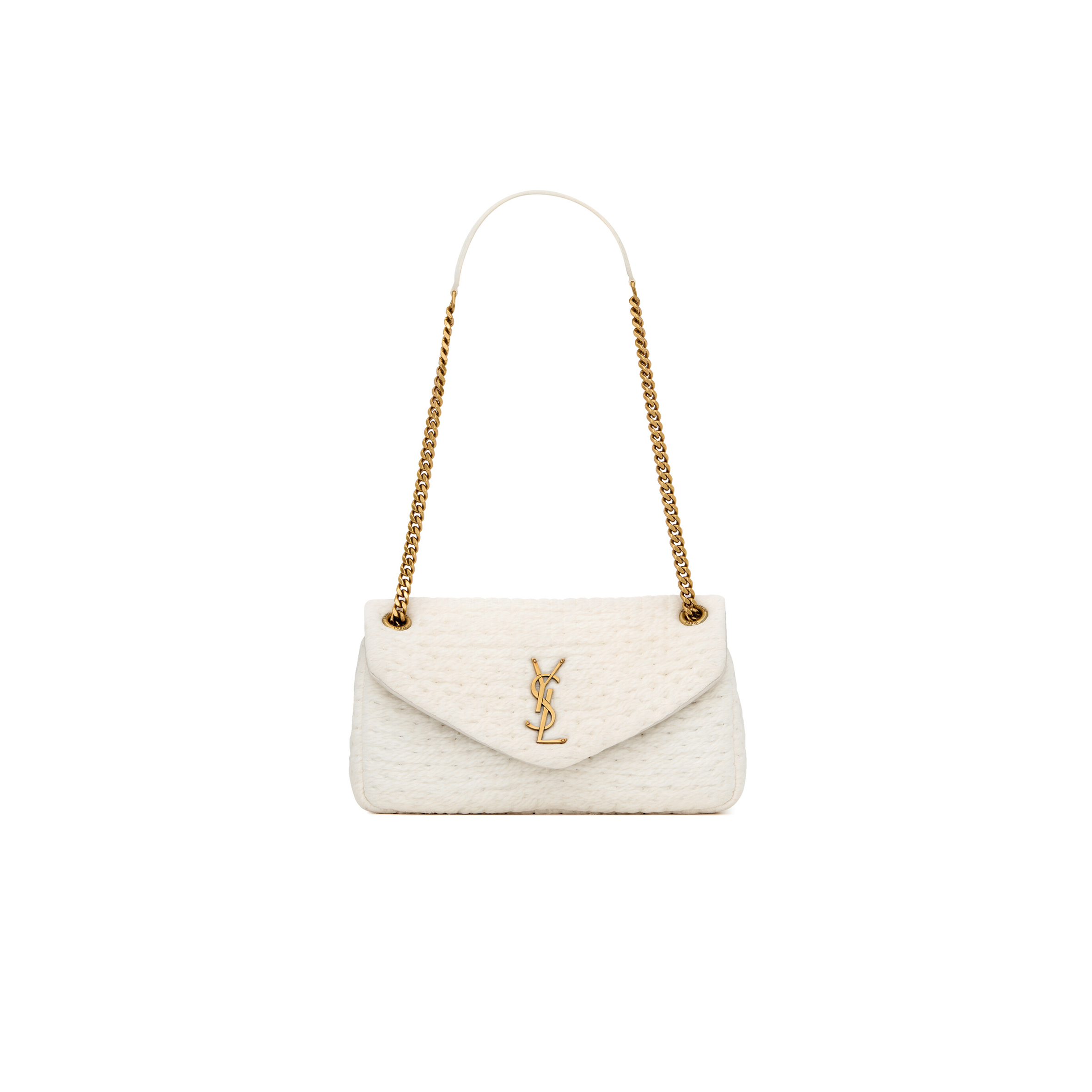 YSL CALYPSO IN ORGANZA AND LAMBSKIN 734153FABJ19288 (26*14*7cm)